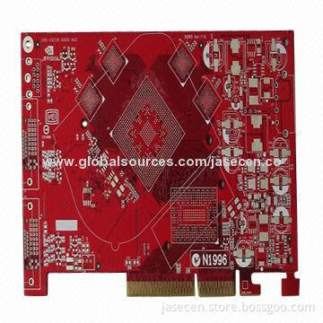 Multilayer pcbs with gold finger and red solder mask